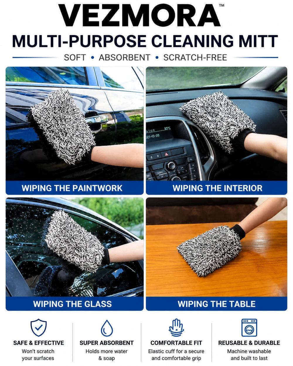 Plush Car Wheel Cleaning Brush