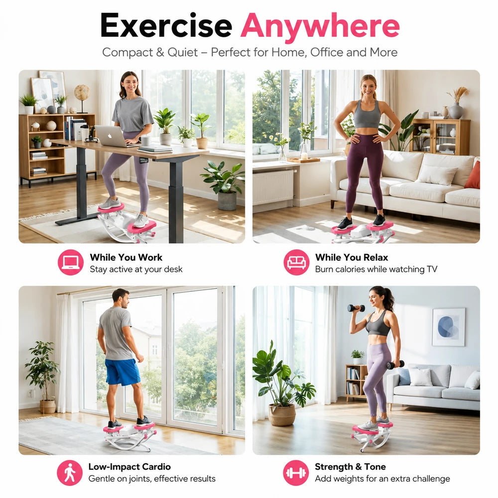 Silent Lateral Rocking Stepper