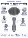 Self Cleaning Pet Grooming Brush