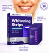Purple Teeth Whitning Strips Oral Hygiene Mint Fresh Breath Brighten Tooth Bleaching Lasting Oral Care Tooth Brightening Patches