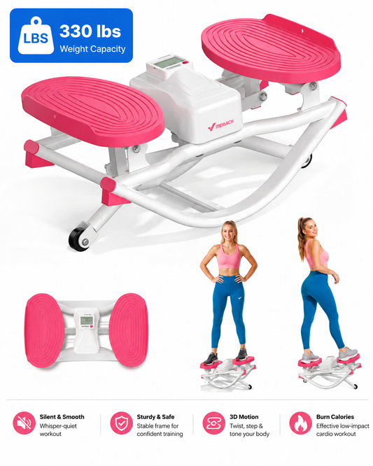 3D Rocking Stepper – Low-Impact Full Body Trainer
