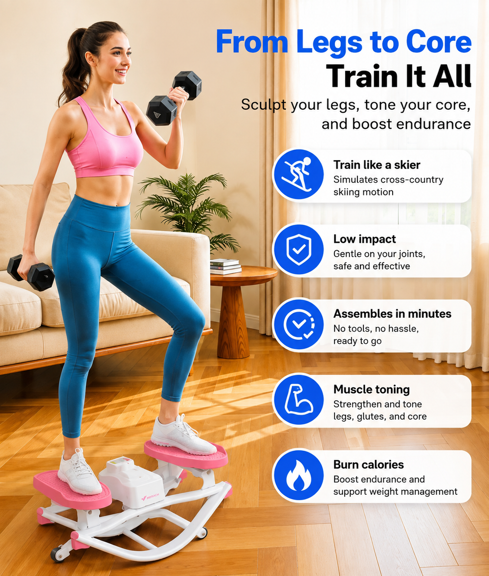 3D Rocking Stepper – Low-Impact Full Body Trainer