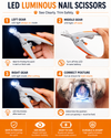 Professional Pet Nail Clipper Scissors With LED Lights