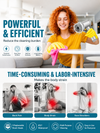 Electric Spin Scrubber, Bathroom Cordless Cleaning Brush Power Scrubber with 5 Replaceable Brush Heads, Electric Cleaning Brush