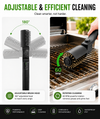 Electric Grill Brush, Multifunctional High Torque Grill Brush with 3-Speed Modes, 20kg Max Torque BBQ Cleaner Safe for Porcelain Cast Iron Stainless Steel, Reinforced Steel Bristles