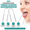 “Vezmora FreshBreath™ Stainless Steel Tongue Scraper”